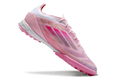 Men's Adidas F50 Pro 304 TF Football Shoes - Pink/White/Purple
