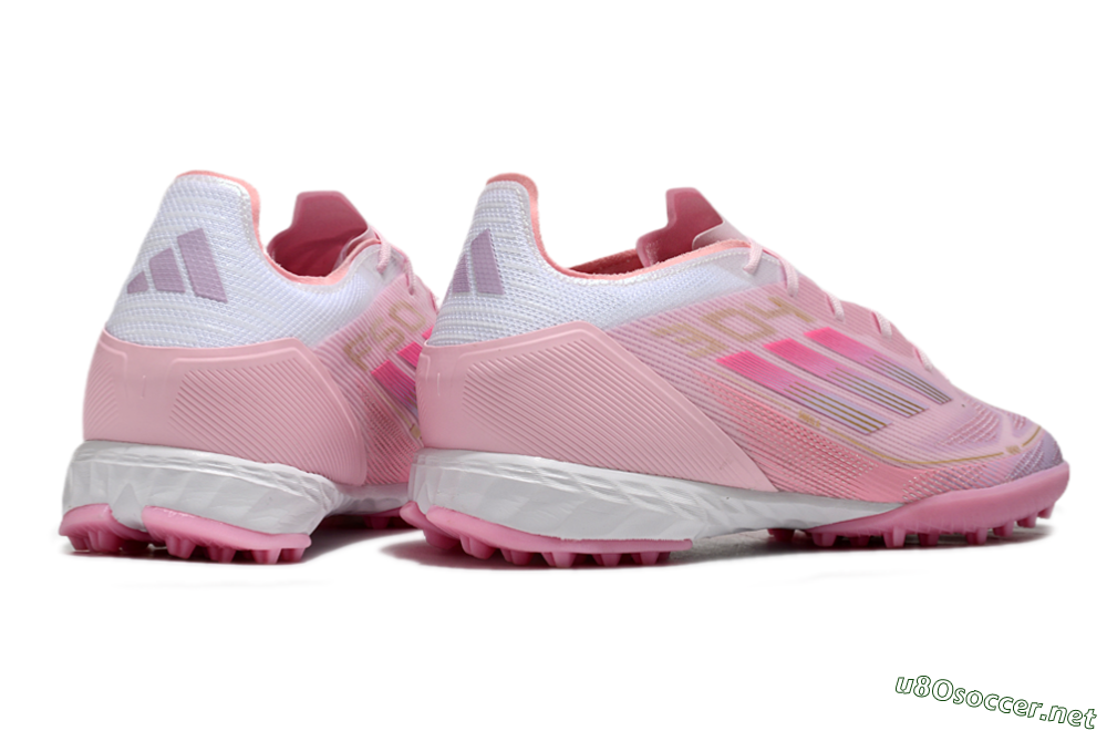 Men's Adidas F50 Pro 304 TF Football Shoes - Pink/White/Purple 6