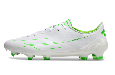 Men's Adidas F50 Adizero FG Football Boots - White/Green