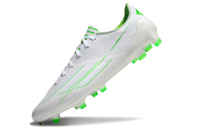 Men's Adidas F50 Adizero FG Football Boots - White/Green
