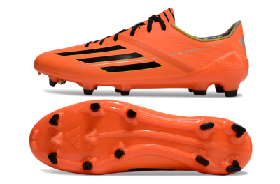 Men's Adidas F50 Adizero FG Football Boots - Red/Black/Yellow