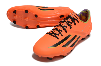 Men's Adidas F50 Adizero FG Football Boots - Red/Black/Yellow
