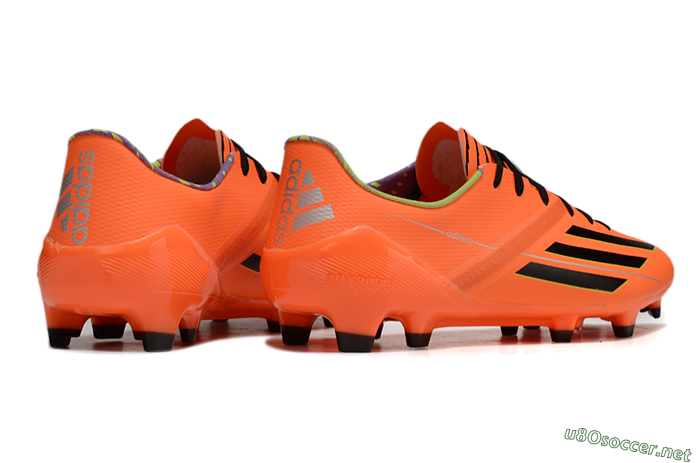 Men's Adidas F50 Adizero FG Football Boots - Red/Black/Yellow 6