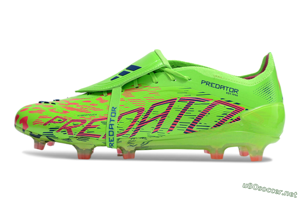 Unisex Adidas Predator Elite Foldover Tongue FG Football Boots - Yellow/Blue/Purple 0