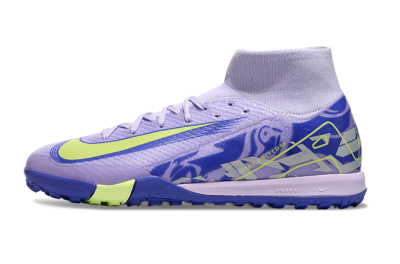Unisex Nike Air Zoom Mercurial Superfly 10 Elite TF Football Shoes - Purple/Yellow/White