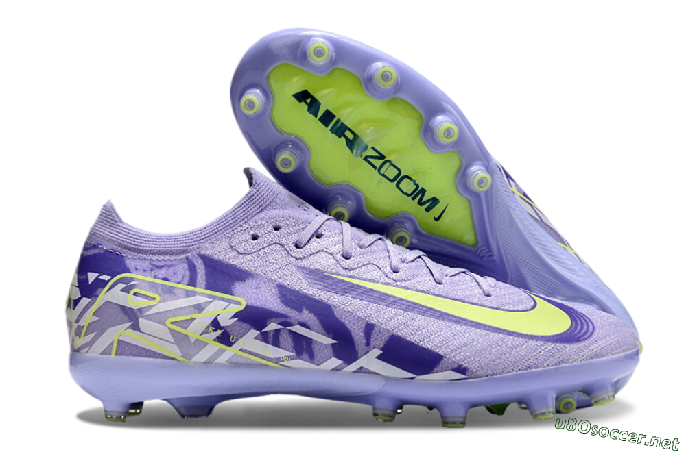 Men's Nike Air Zoom Mercurial Vapor 16 Elite AG Football Boots - Purple/Yellow/Blue 1
