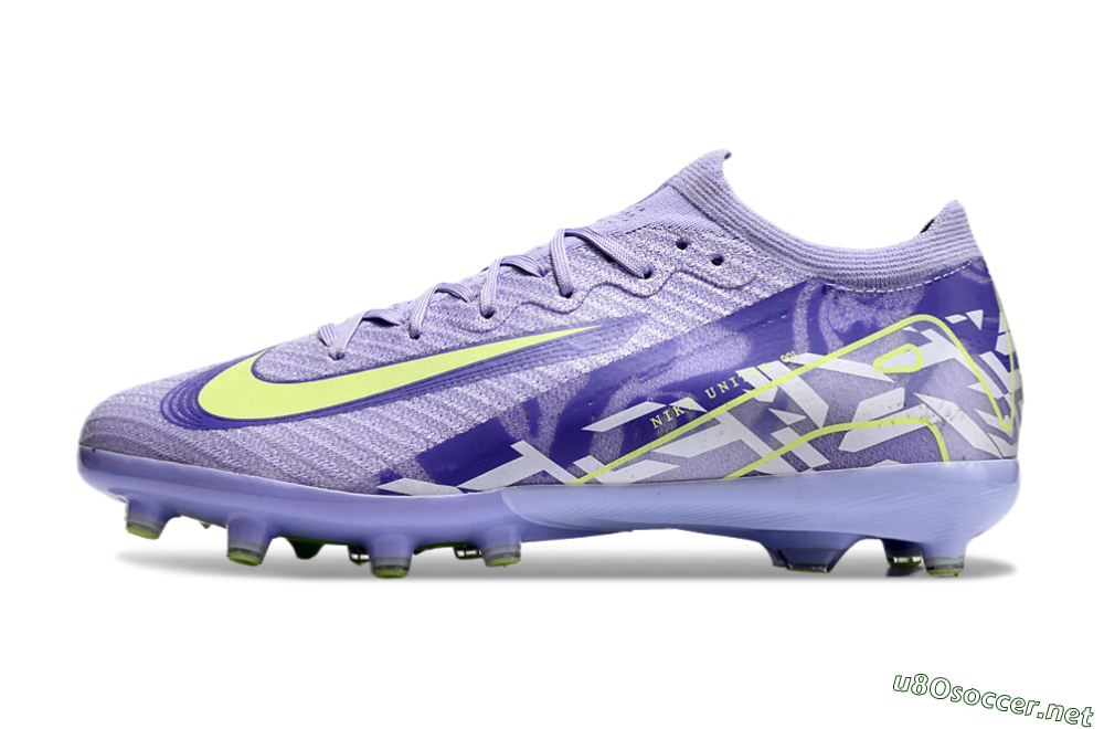 Men's Nike Air Zoom Mercurial Vapor 16 Elite AG Football Boots - Purple/Yellow/Blue 2