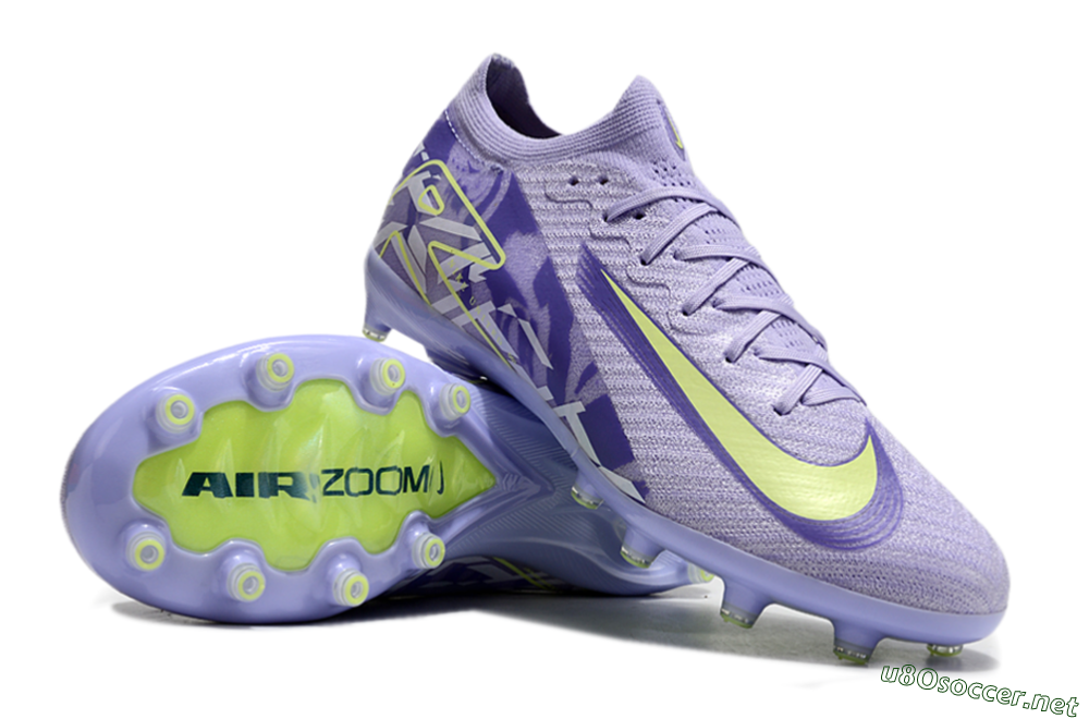 Men's Nike Air Zoom Mercurial Vapor 16 Elite AG Football Boots - Purple/Yellow/Blue 0