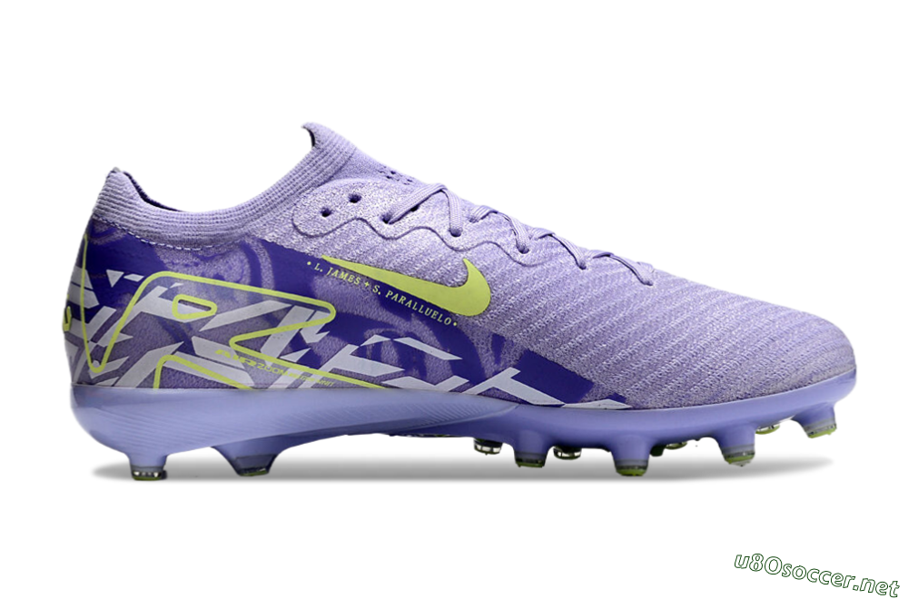 Men's Nike Air Zoom Mercurial Vapor 16 Elite AG Football Boots - Purple/Yellow/Blue 6