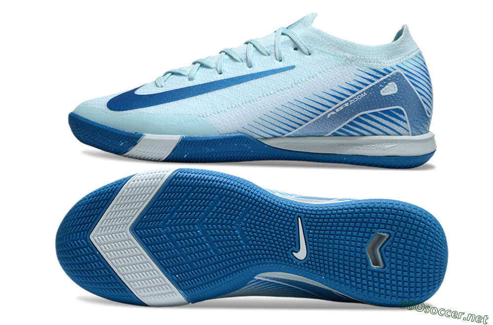 Unisex Nike Air Zoom Mercurial Vapor 16 Elite IC Football Shoes - Jade/Blue/White 1