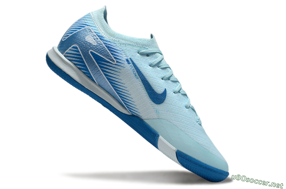 Unisex Nike Air Zoom Mercurial Vapor 16 Elite IC Football Shoes - Jade/Blue/White 4