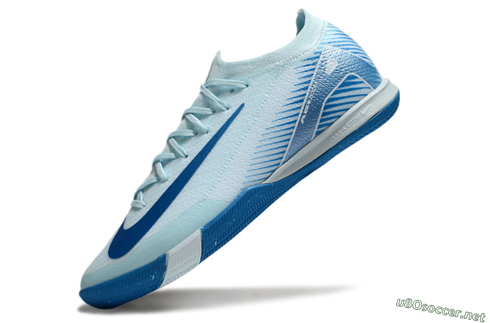 Unisex Nike Air Zoom Mercurial Vapor 16 Elite IC Football Shoes - Jade/Blue/White 5