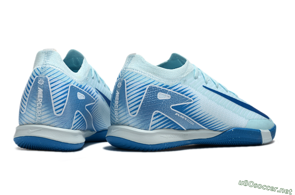 Unisex Nike Air Zoom Mercurial Vapor 16 Elite IC Football Shoes - Jade/Blue/White 6