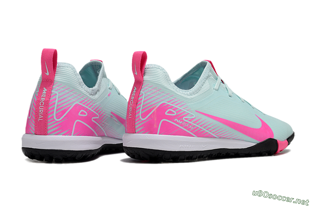 Unisex Nike Air Zoom Mercurial Vapor 16 Pro TF Football Shoes - Jade/Pink/White 7