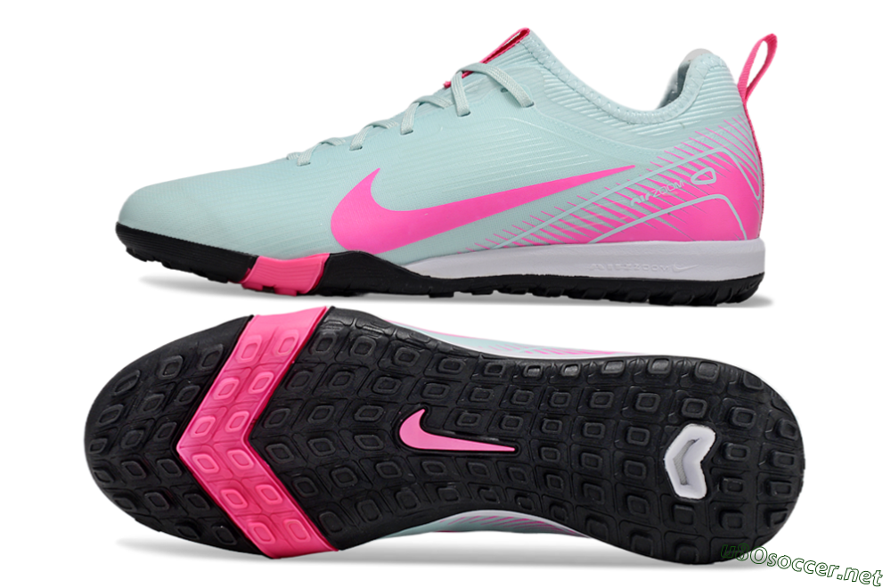 Unisex Nike Air Zoom Mercurial Vapor 16 Pro TF Football Shoes - Jade/Pink/White 1
