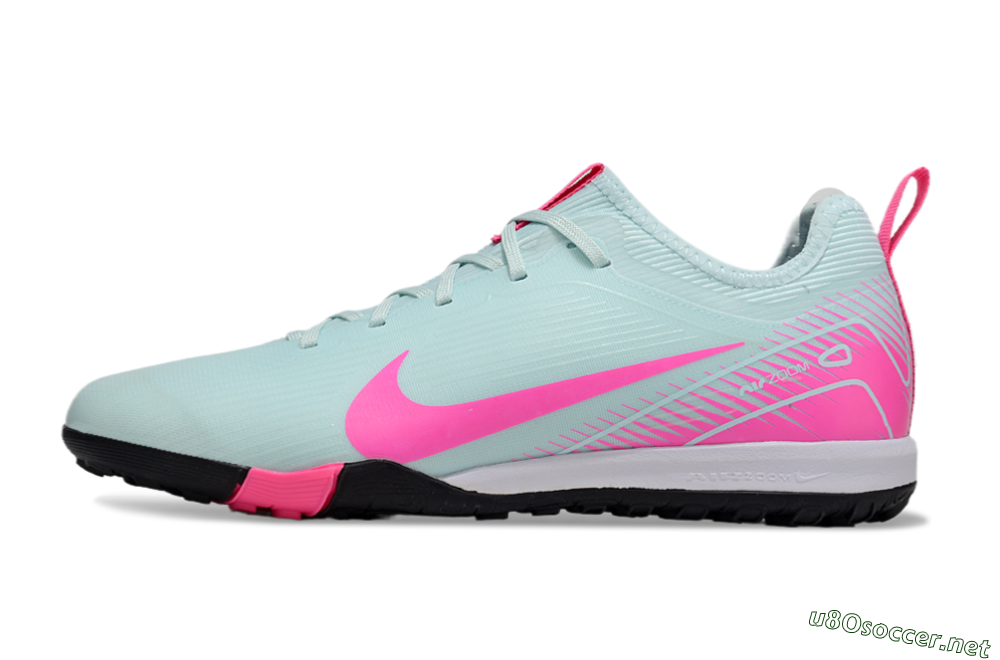 Unisex Nike Air Zoom Mercurial Vapor 16 Pro TF Football Shoes - Jade/Pink/White 0
