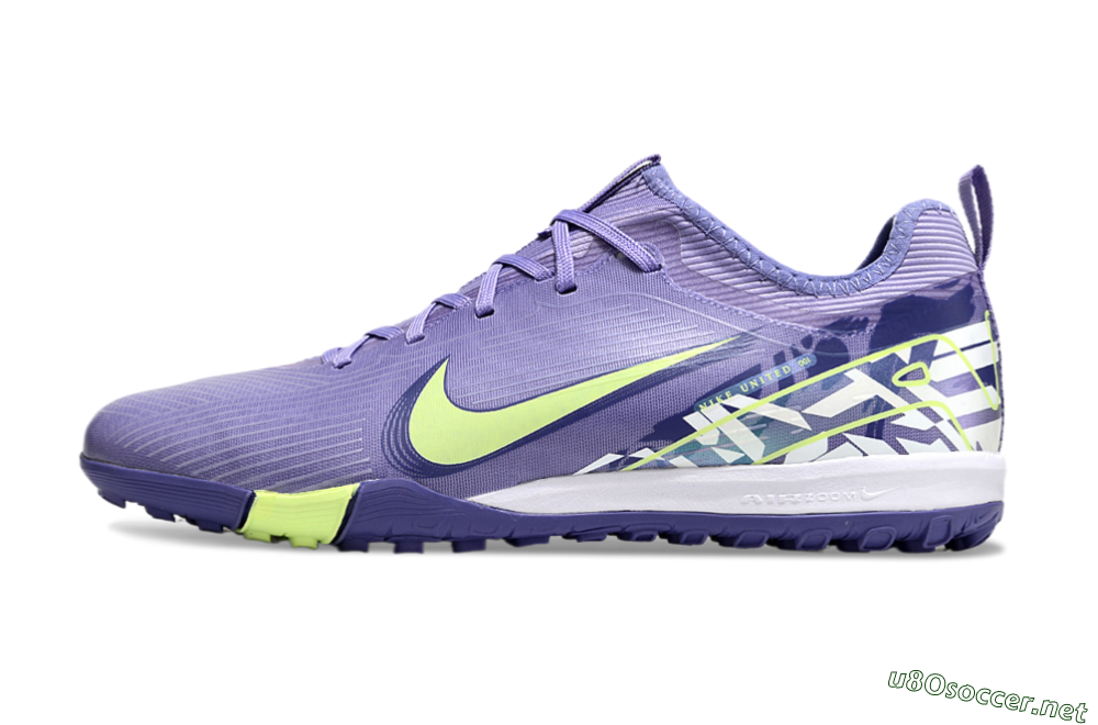Unisex Nike Air Zoom Mercurial Vapor 16 Pro TF Football Shoes - Purple/Yellow/White 0