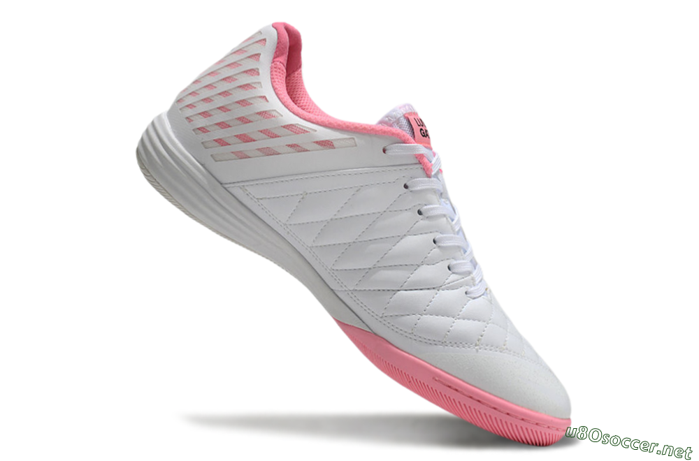 Unisex Nike Lunar Gato 2 IC Football Shoes - White/Pink/Black 5