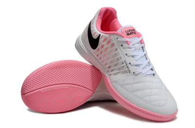 Unisex Nike Lunar Gato 2 IC Football Shoes - White/Pink/Black