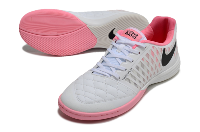 Unisex Nike Lunar Gato 2 IC Football Shoes - White/Pink/Black