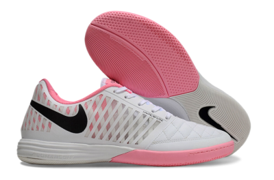 Unisex Nike Lunar Gato 2 IC Football Shoes - White/Pink/Black