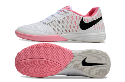 Unisex Nike Lunar Gato 2 IC Football Shoes - White/Pink/Black