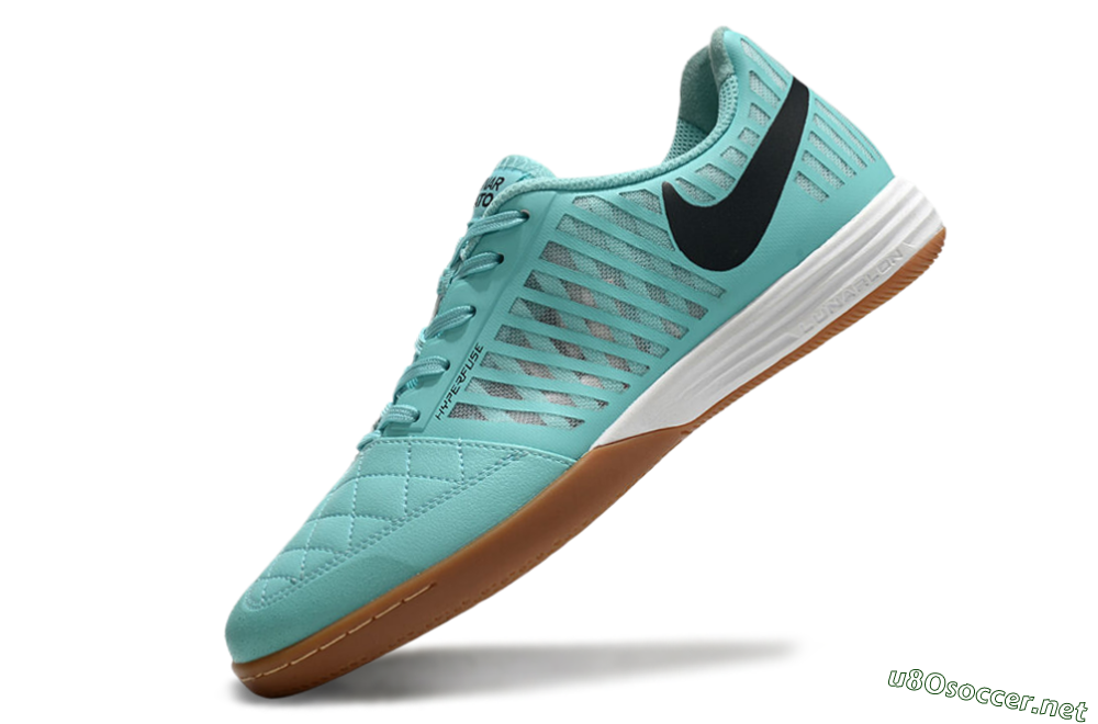 Unisex Nike Lunar Gato 2 IC Football Shoes - Blue/Black/White 6