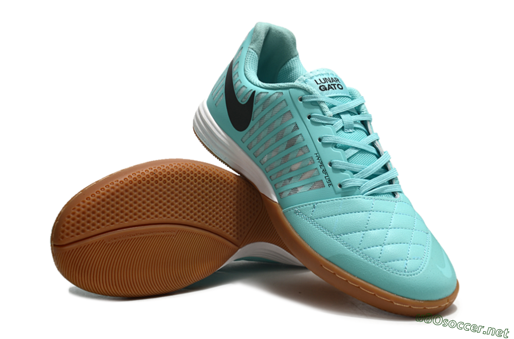 Unisex Nike Lunar Gato 2 IC Football Shoes - Blue/Black/White 4
