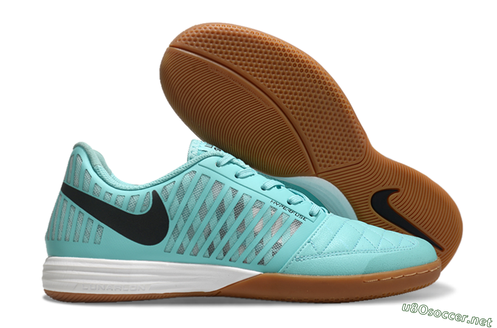Unisex Nike Lunar Gato 2 IC Football Shoes - Blue/Black/White 2