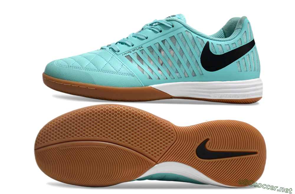 Unisex Nike Lunar Gato 2 IC Football Shoes - Blue/Black/White 1