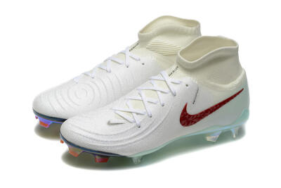 Men's Nike Phantom Luna Elite NU FG Football Boots - White/Red/Jade