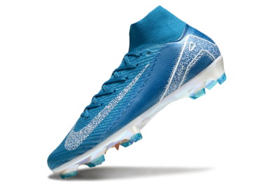 Unisex Nike Air Zoom Mercurial Superfly 10 Elite FG Football Boots - Blue/White/Gold