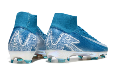 Unisex Nike Air Zoom Mercurial Superfly 10 Elite FG Football Boots - Blue/White/Gold