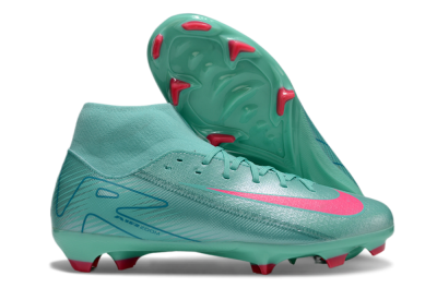 Men's Nike Air Zoom Mercurial Superfly 10 Elite FG Football Boots - Jade/Pink/Blue