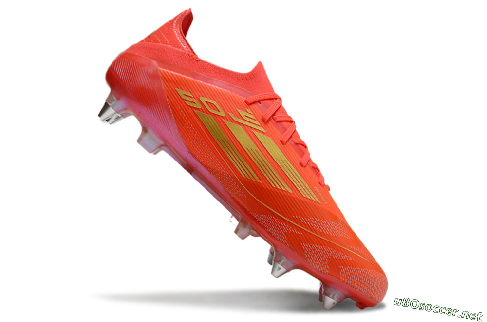 Men's Adidas F50 Elite SG Football Boots - Red/Gold 4
