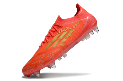 Men's Adidas F50 Elite SG Football Boots - Red/Gold