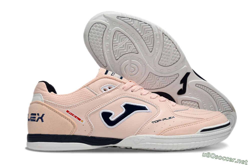 Men's Joma Top Flex IC Football Shoes - Pink/Black/White 2