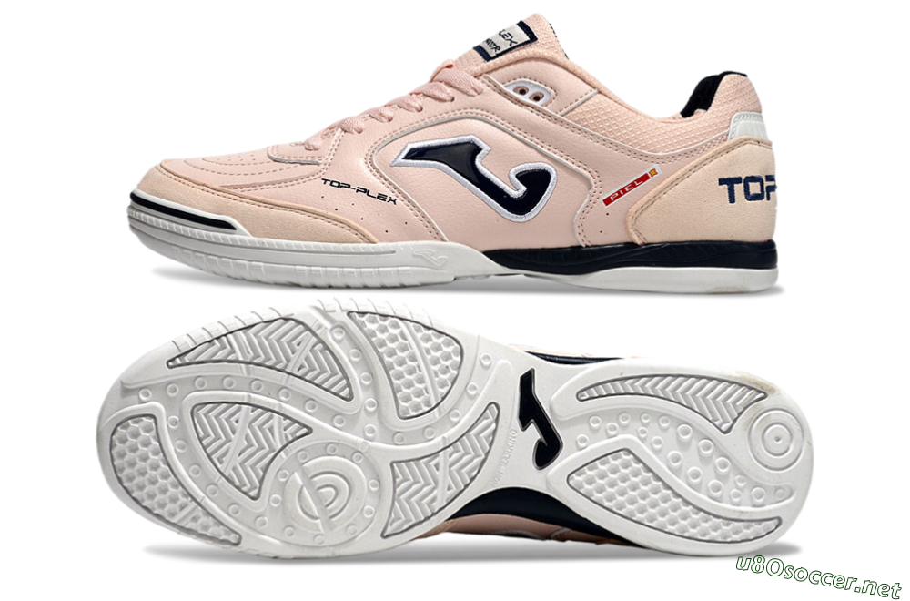 Men's Joma Top Flex IC Football Shoes - Pink/Black/White 1