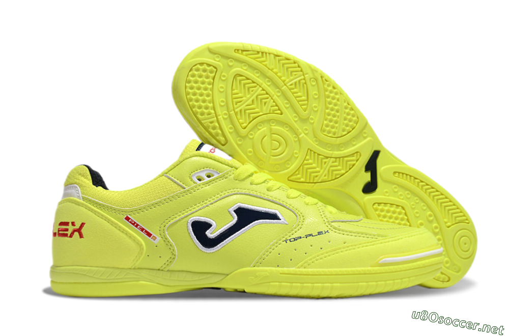 Men's Joma Top Flex IC Football Shoes - Yellow/Black/Red 2