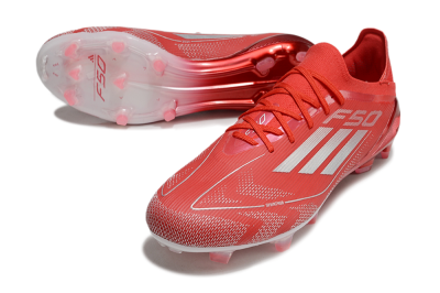 Men's Adidas F50 Elite FG Football Boots - Red/Silver
