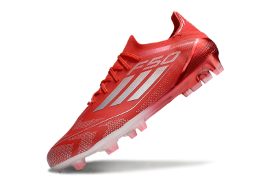 Men's Adidas F50 Elite FG Football Boots - Red/Silver