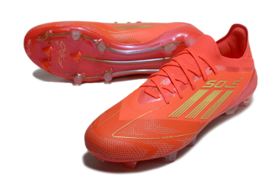 Men's Adidas F50 Elite FG Football Boots - Red/Gold