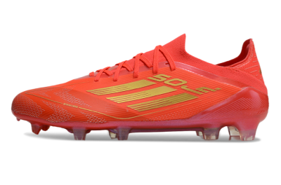 Men's Adidas F50 Elite FG Football Boots - Red/Gold