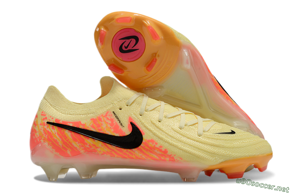 Men's Nike Phantom Luna Elite NU FG Football Boots - Yellow/Black/Red 2