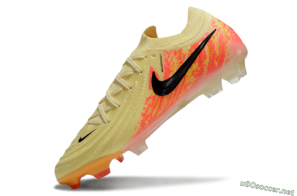 Men's Nike Phantom Luna Elite NU FG Football Boots - Yellow/Black/Red 5
