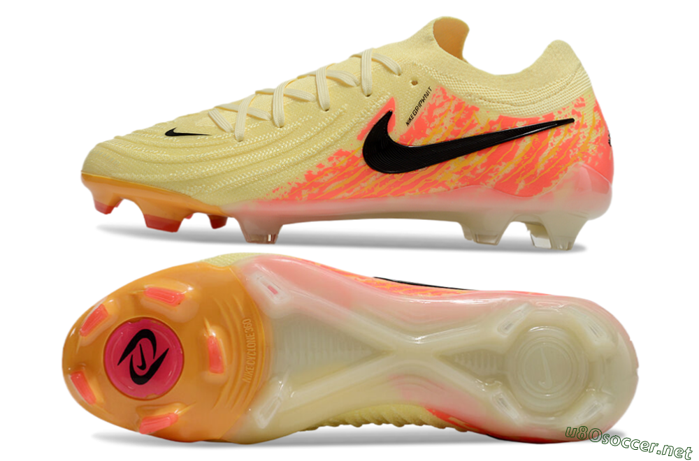 Men's Nike Phantom Luna Elite NU FG Football Boots - Yellow/Black/Red 1