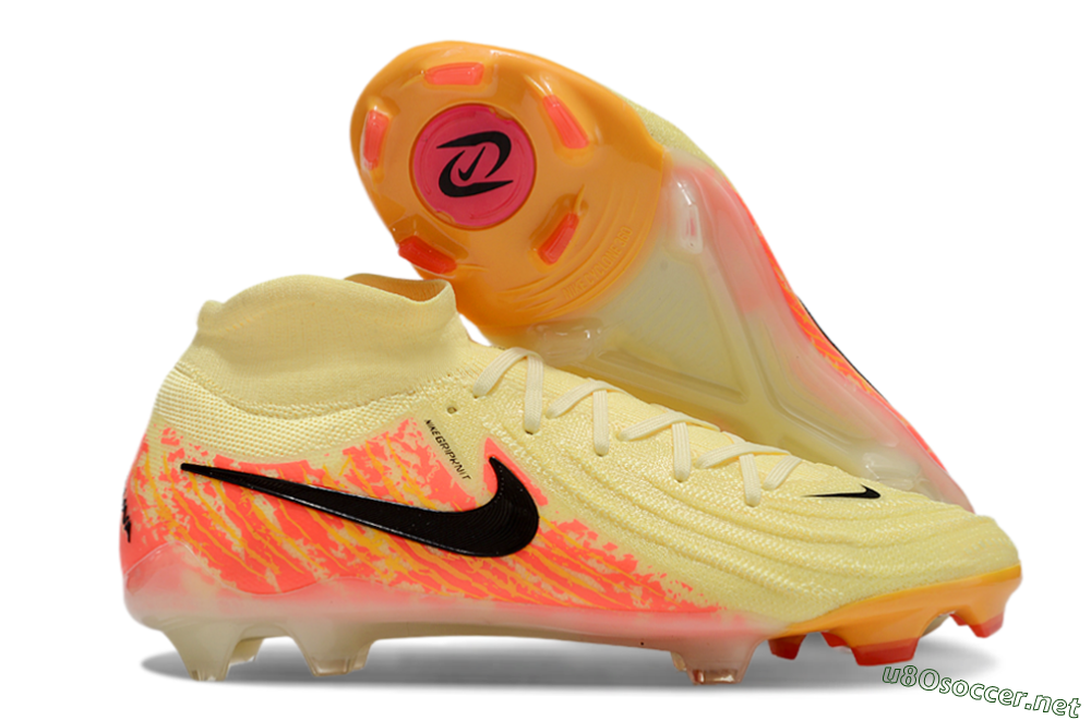 Men's Nike Phantom Luna Elite NU FG Football Boots - Yellow/Black/Red 2