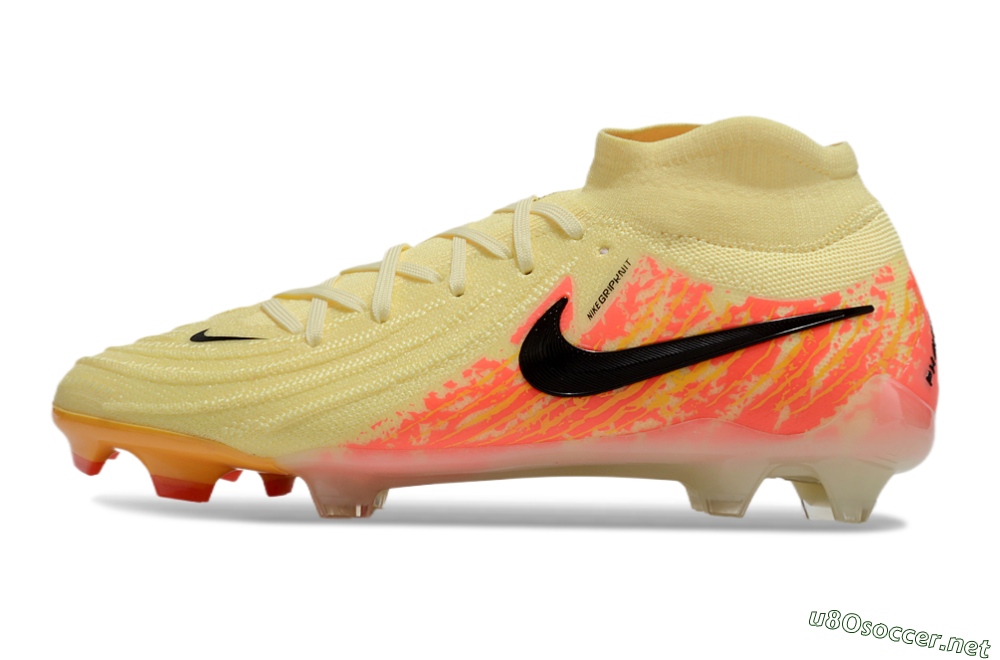 Men's Nike Phantom Luna Elite NU FG Football Boots - Yellow/Black/Red 0