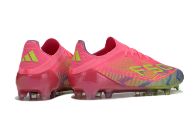 Men's Adidas F50 Elite FG Football Boots - Pink/Blue/Yellow
