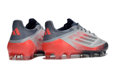 Men's Adidas F50 Elite FG Football Boots - Silver/White/Pink